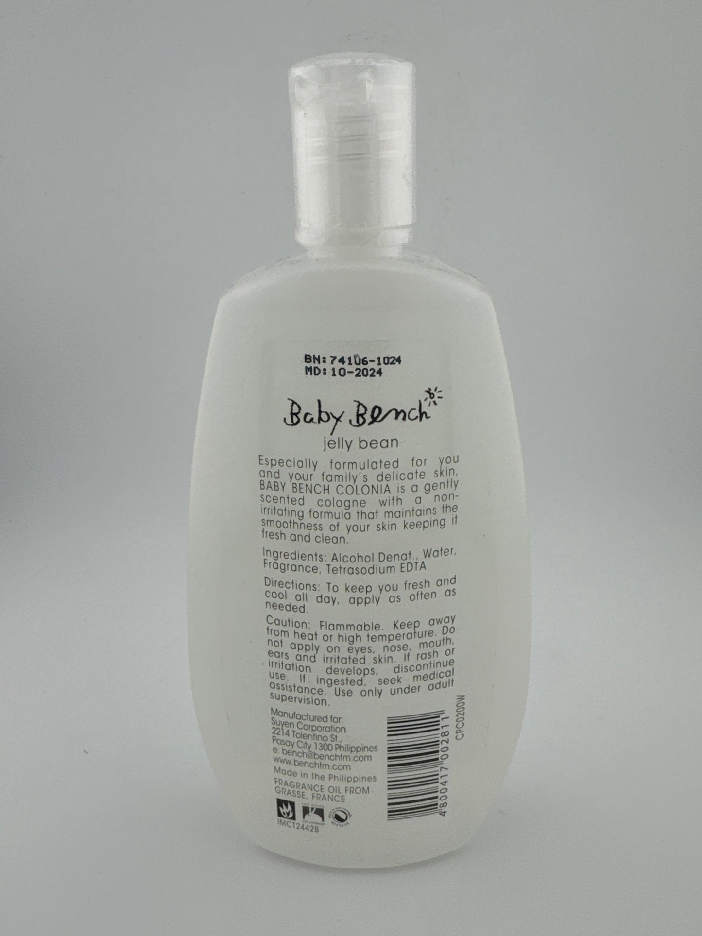 Baby Bench Cologne Jelly Bean