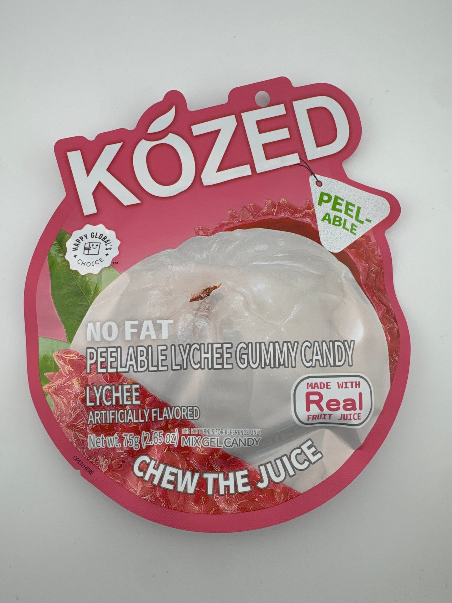 Kozed Gummy Candy Lychee 2.65 oz