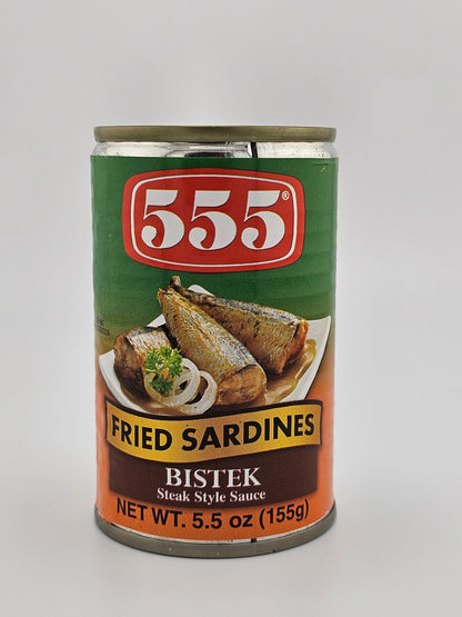 555 Fried Sardines Bistek 5.5 oz