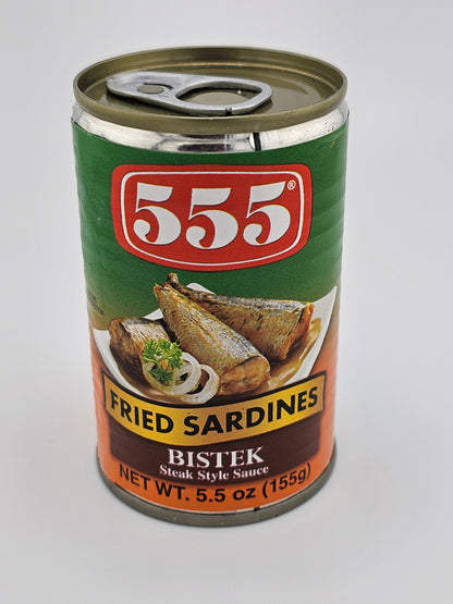 555 Fried Sardines Bistek 5.5 oz