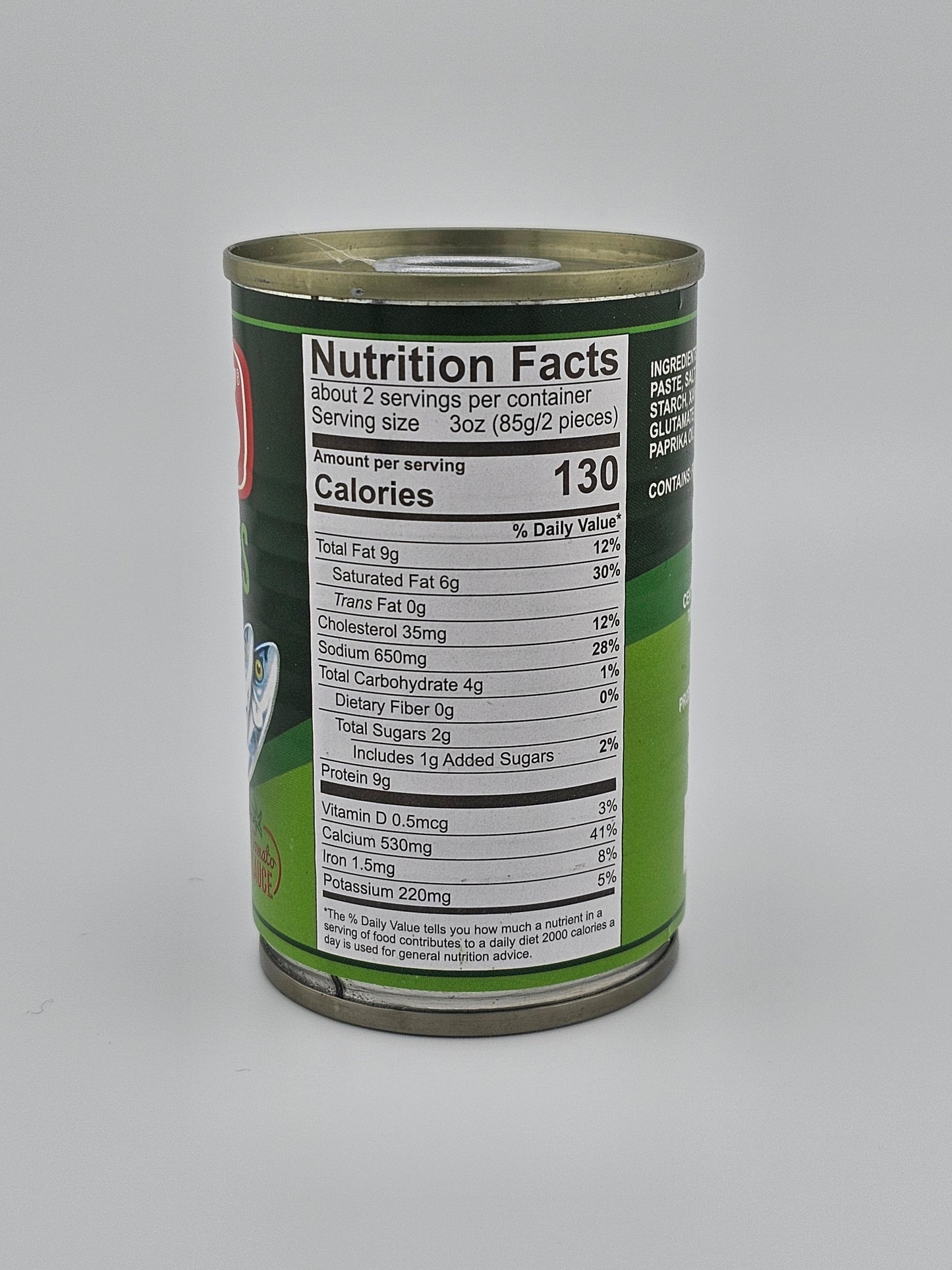 555 Sardines 5.5 oz - Tomato (Green)
