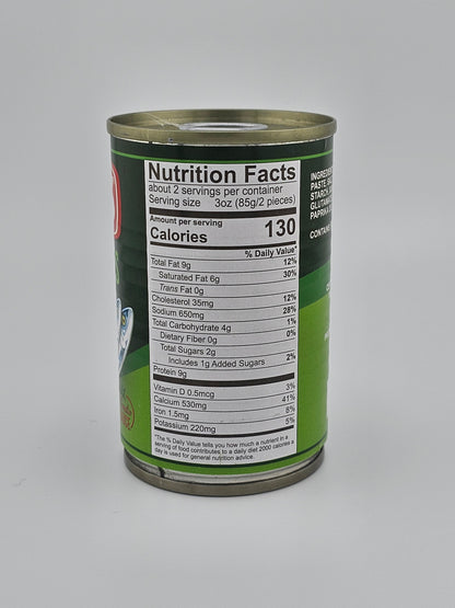 555 Sardines 5.5 oz - Tomato (Green)