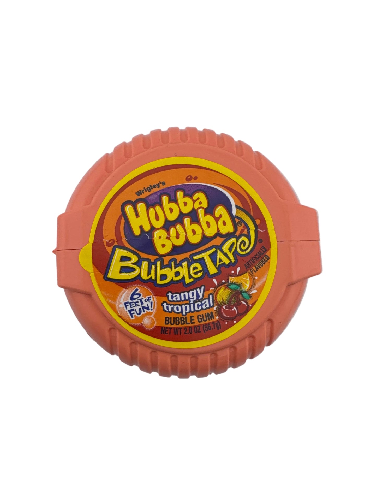 Hubba Bubba Bubble Tape 2 oz Tangy Tropical