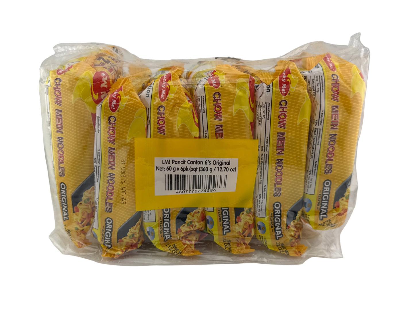 Lucky Me Canton Pouch Original 2.12 oz - 6 pk