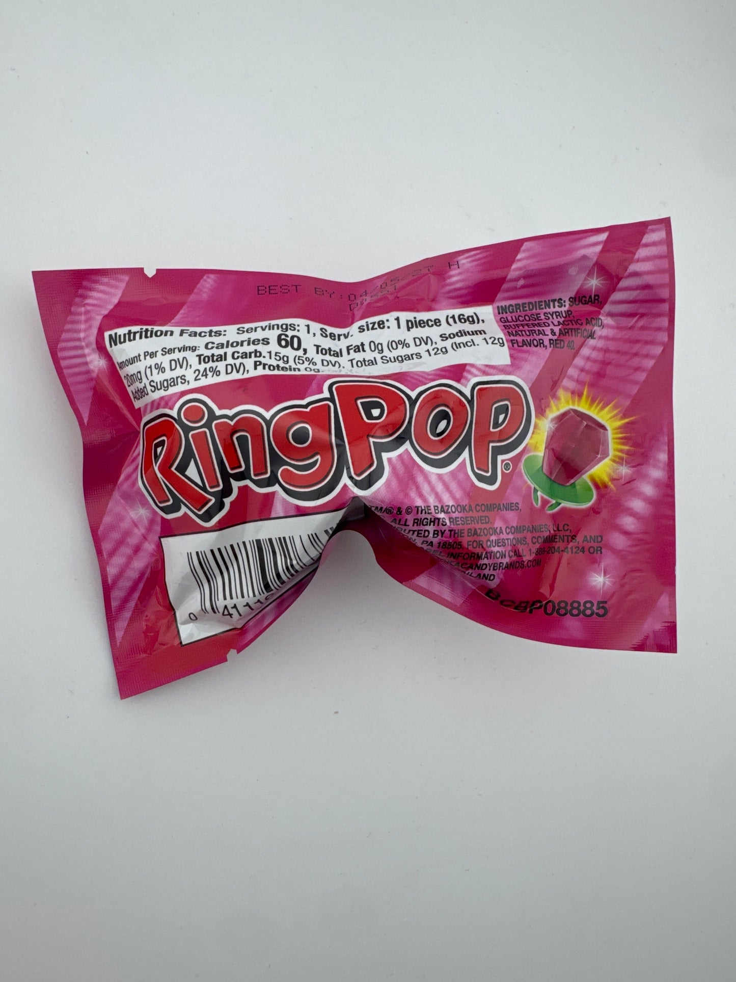 Ring Pop Candy 16g Assorted Flavors