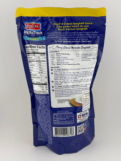 Royal Spaghetti Sauce 4 Cheese 1kg