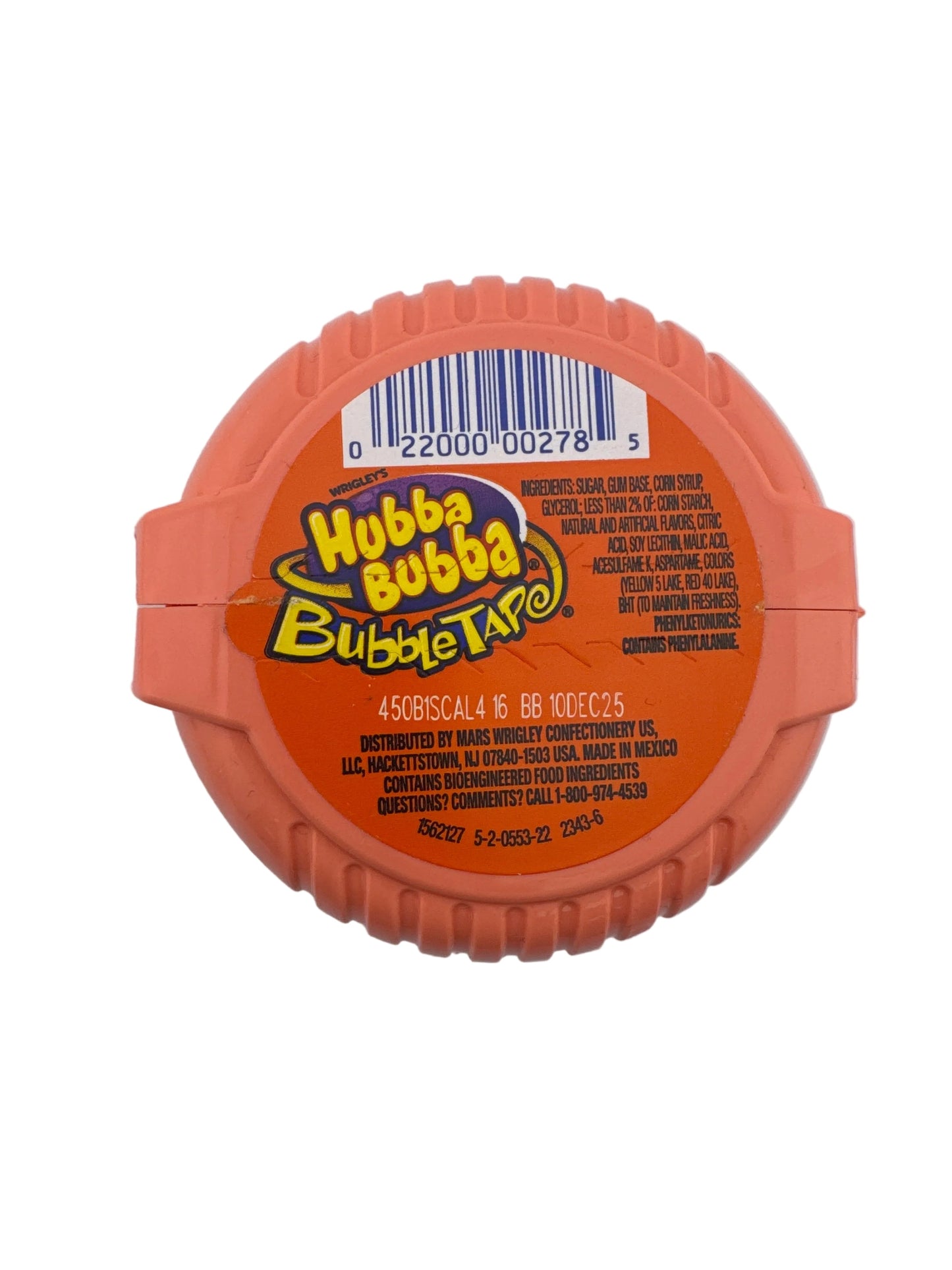 Hubba Bubba Bubble Tape 2 oz Tangy Tropical