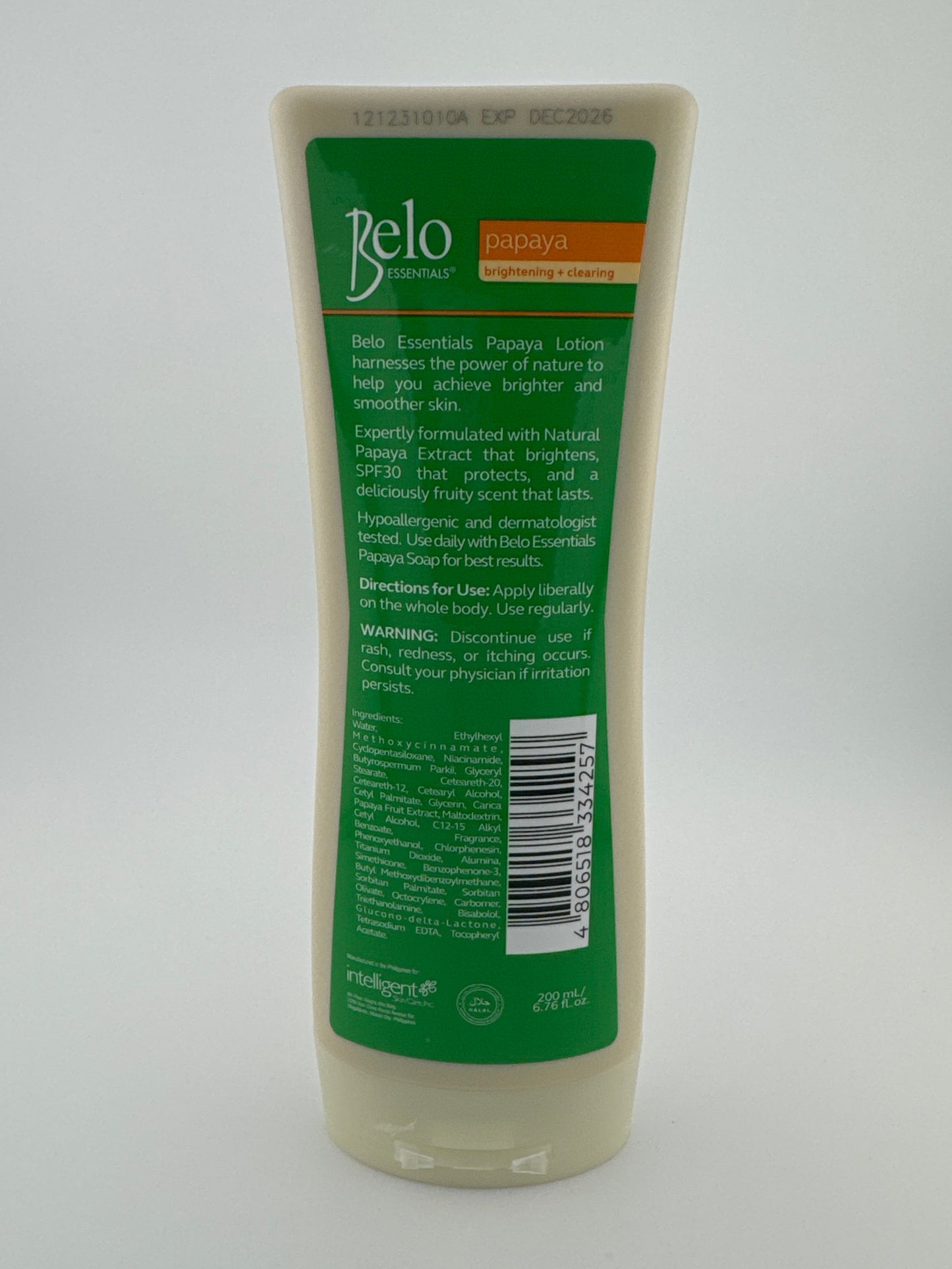 Belo Papaya Lotion 200ml