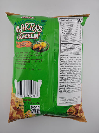 Oishi Marty's Cracklin Chicken Inasal 90g
