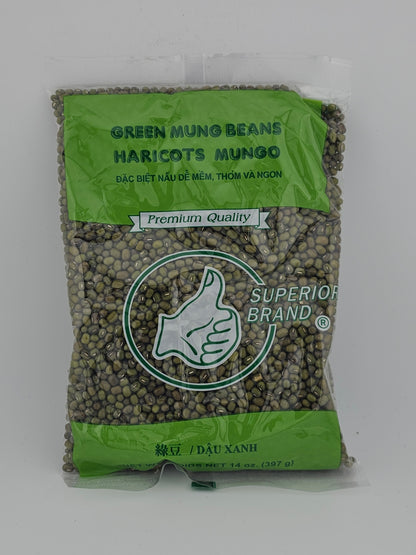 Superior Whole Green Mung Bean 14 oz