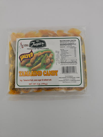 Tropics Tamarind Candy 6 oz - Salted