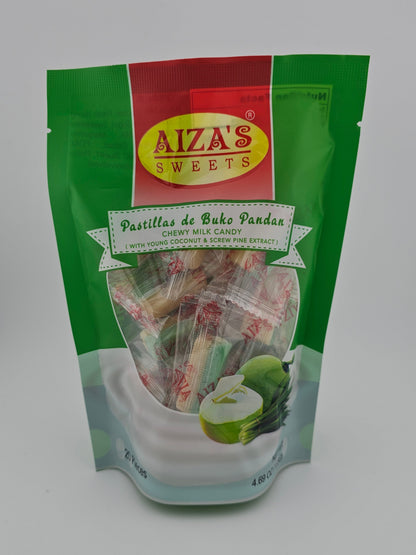 Aiza's Sweets Pastillas de Buko Pandan 4.69 oz