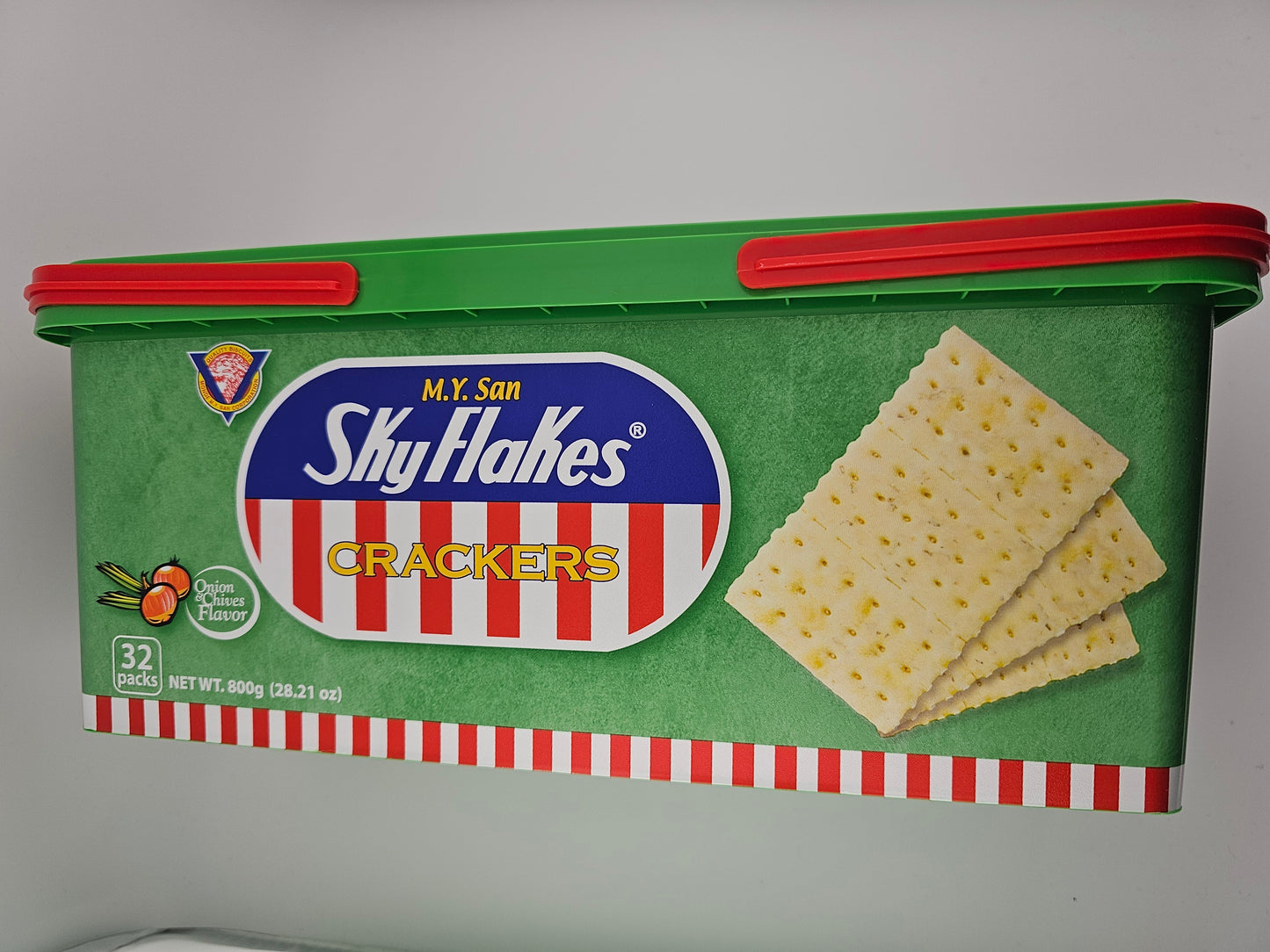 M.Y. San Skyflakes Tub 800g Onion & Chives
