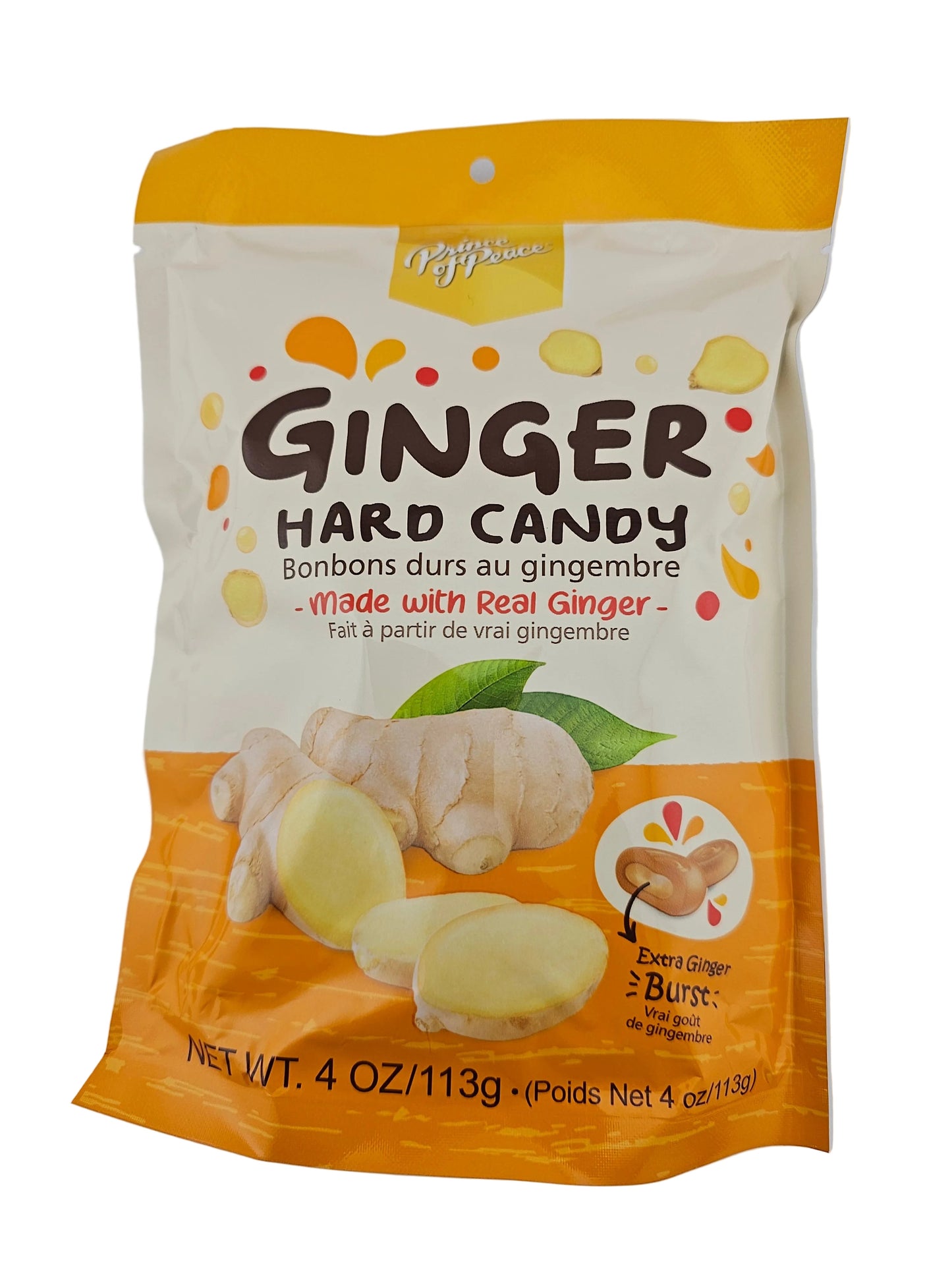 Prince of Peace Ginger Hard Candy 4 oz