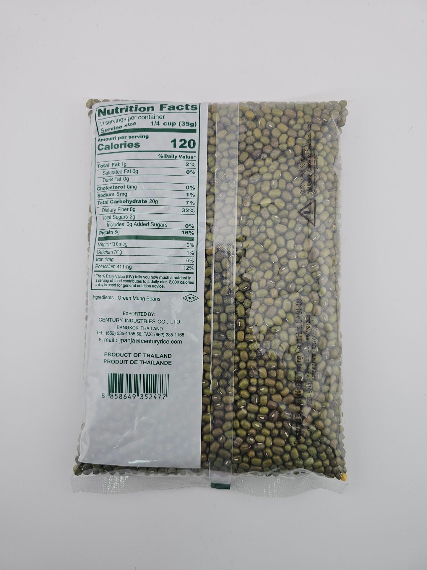 Young Elephant Green Mung Beans 1 oz