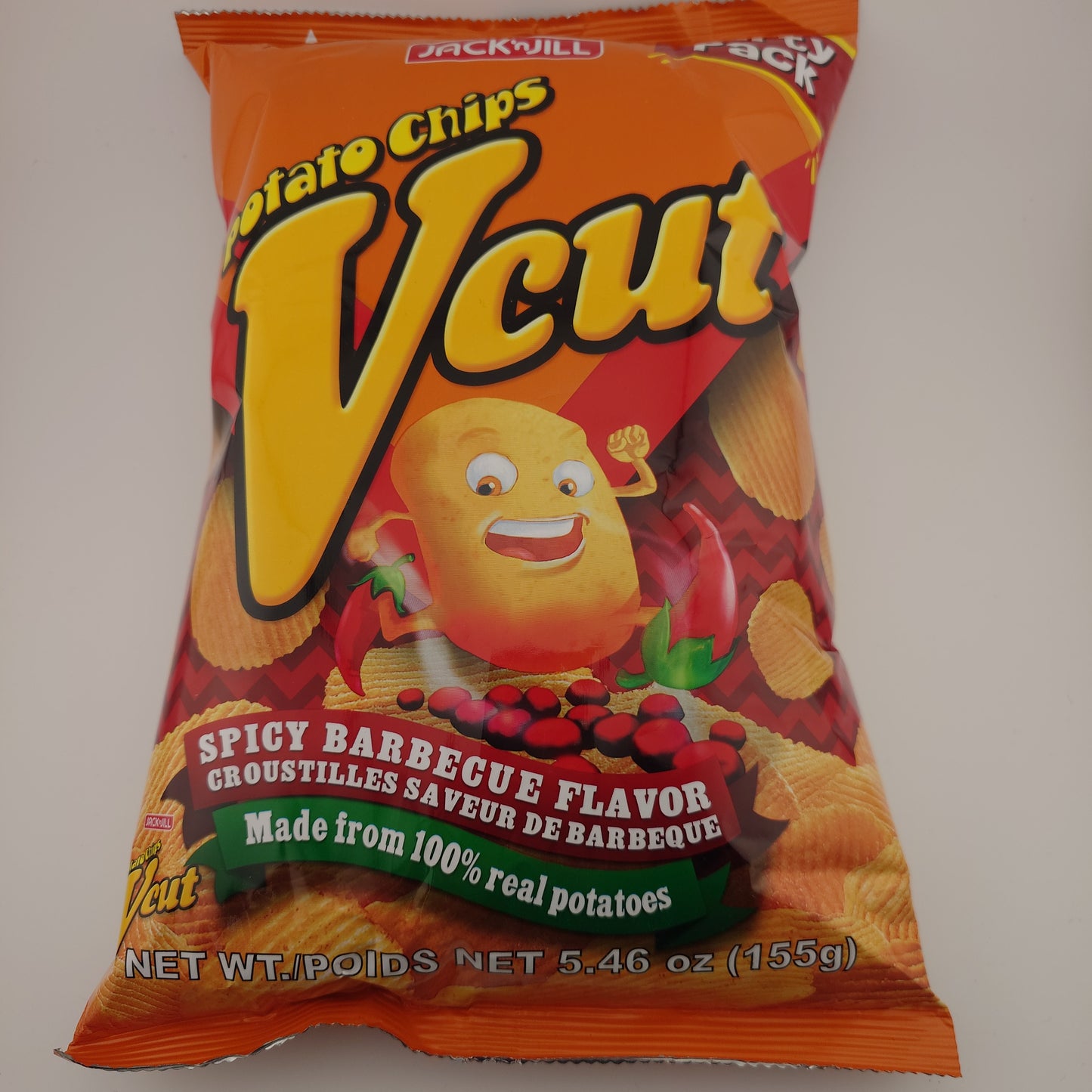 JackNJill Vcut Spicy BBQ 5.71oz Party