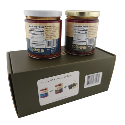 Ibarra's Duo Set Chili Garlic Mild/Medium 9 oz | 255 g x 2