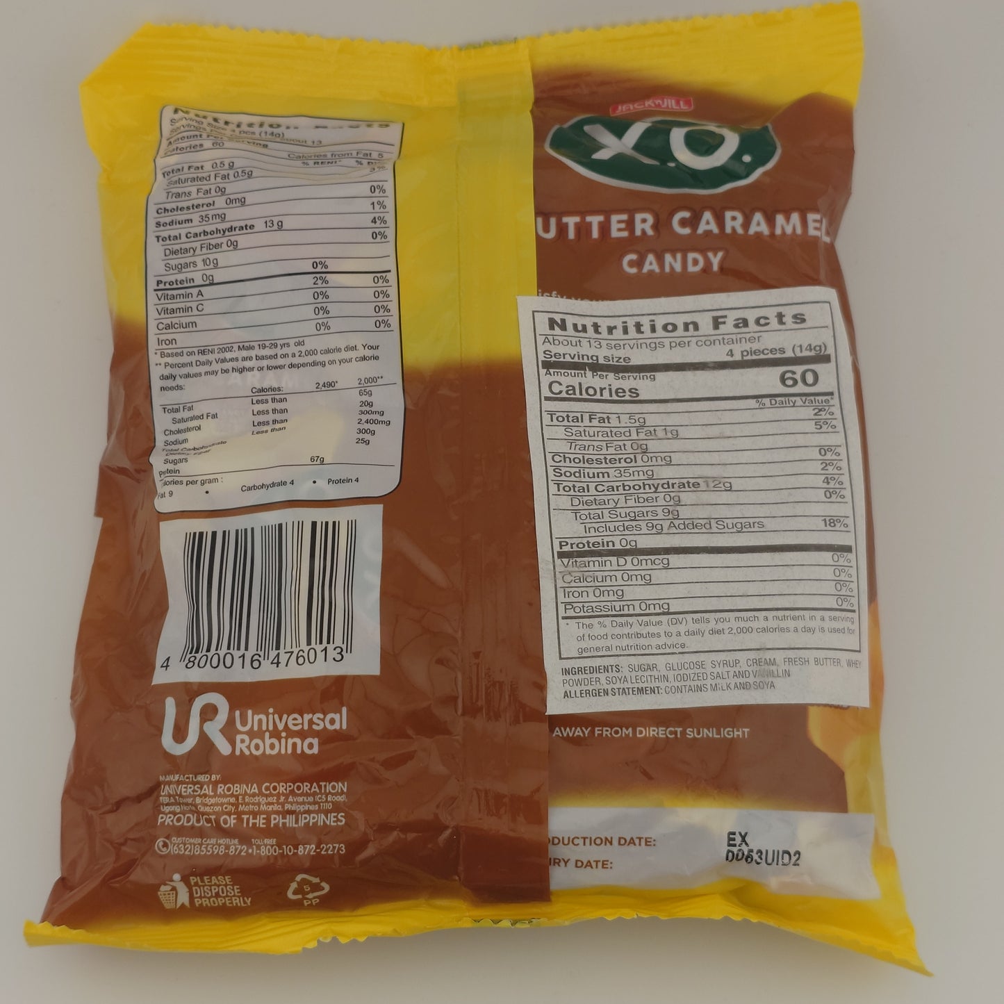 XO Butter Caramel Candy 175g