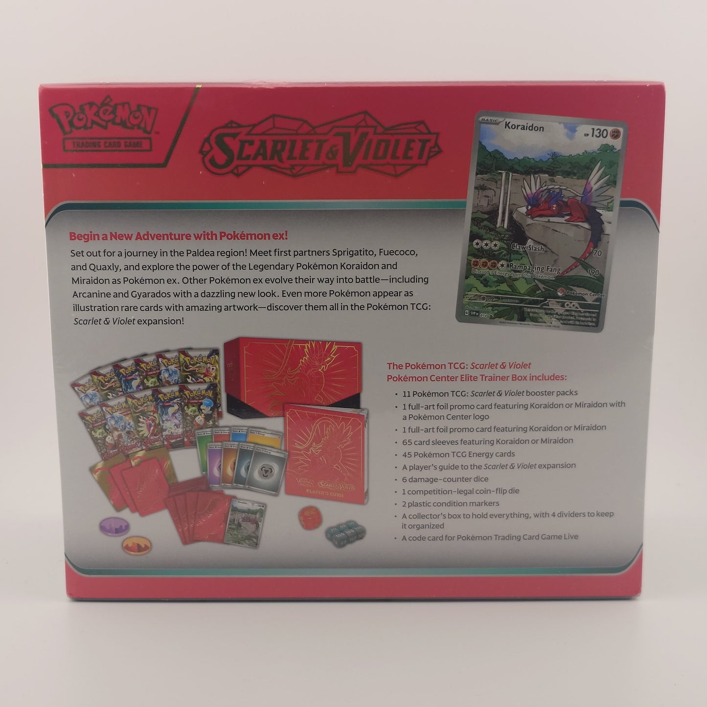 Pokémon TCG: Scarlet & Violet Pokémon Center Elite Trainer Box (Koraidon)