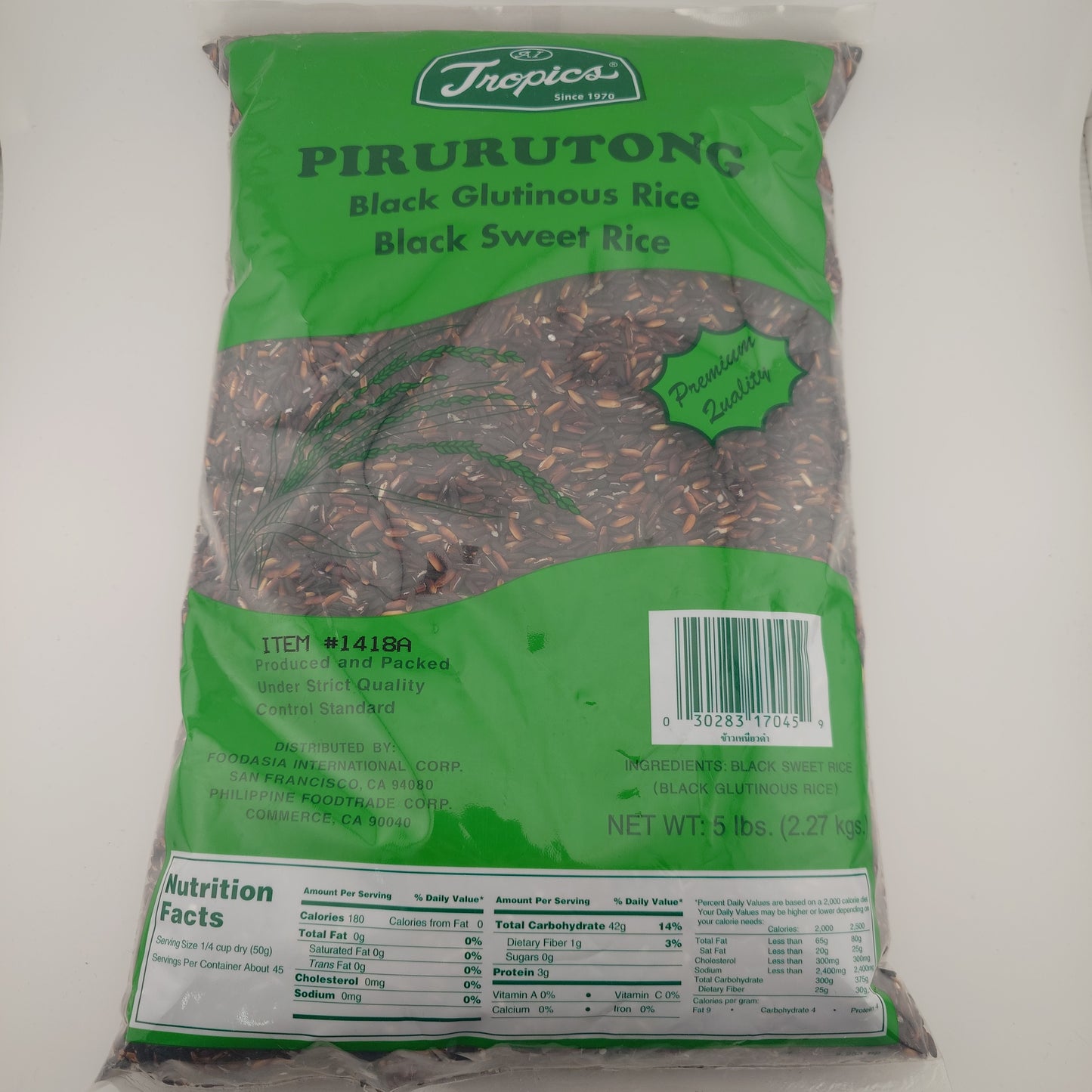 Tropics Black Sweet Rice 5 lbs