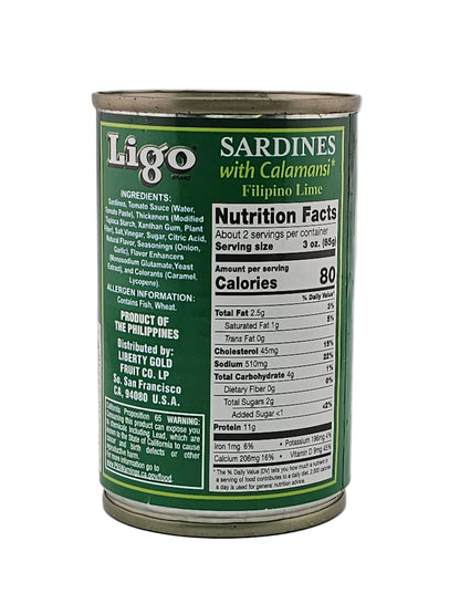 Ligo Sardines Calamansi 5.5oz