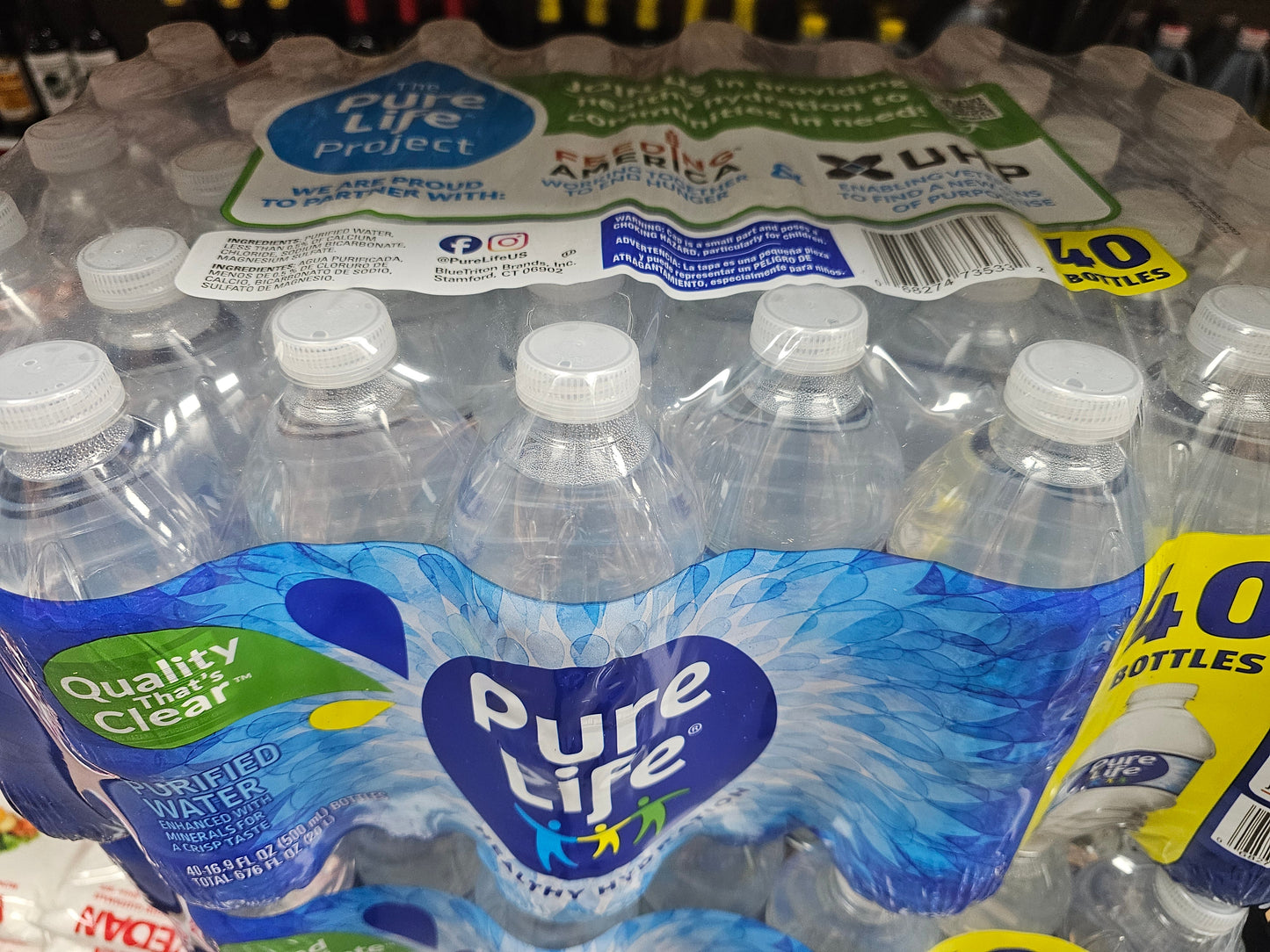 Pure Life Bottled Water 40pk