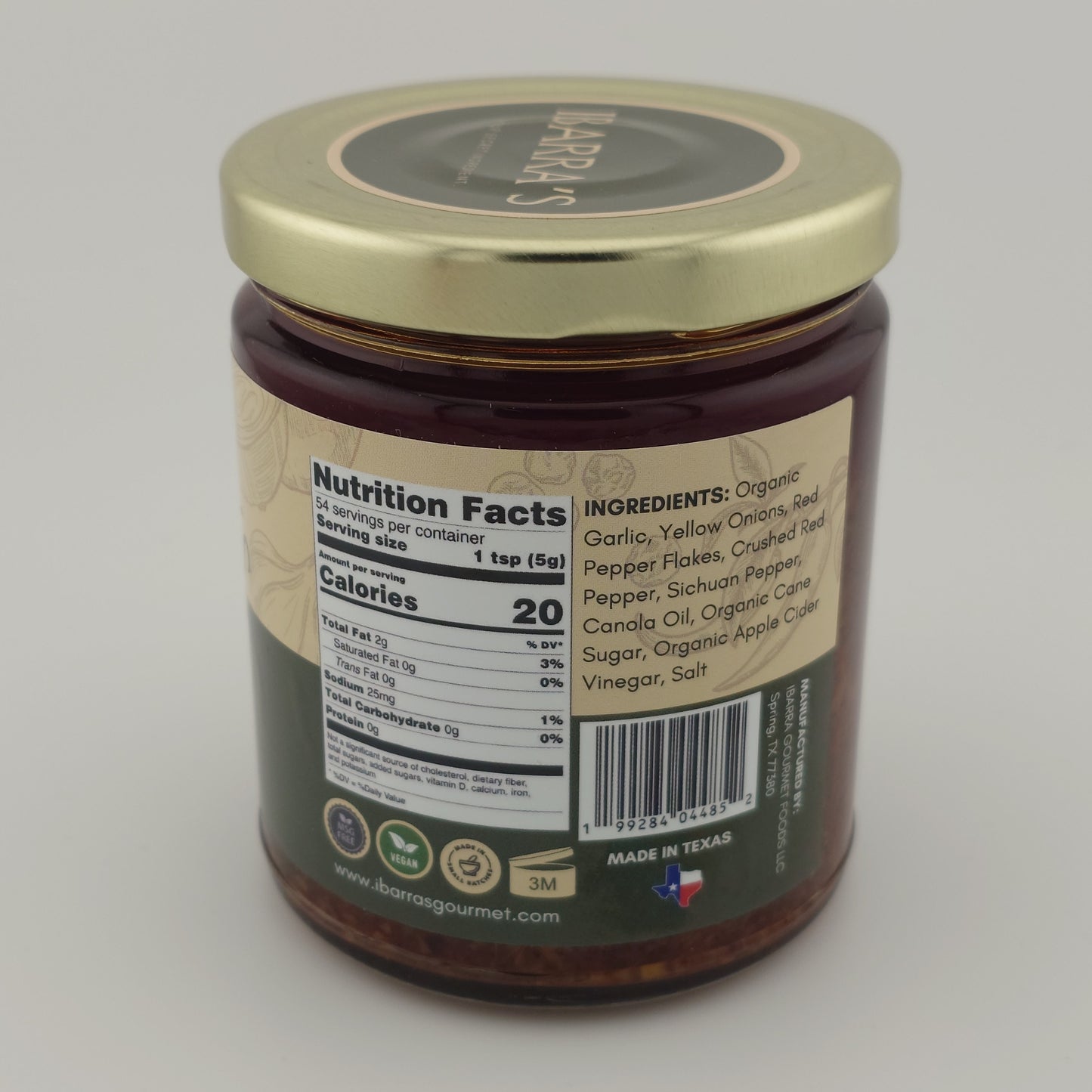 Ibarra's Chili Garlic Medium 9 oz | 255 g