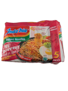 Indo Mie Mi Goreng Fried Noodles Hot & Spicy 14.1 oz - 5 Pack
