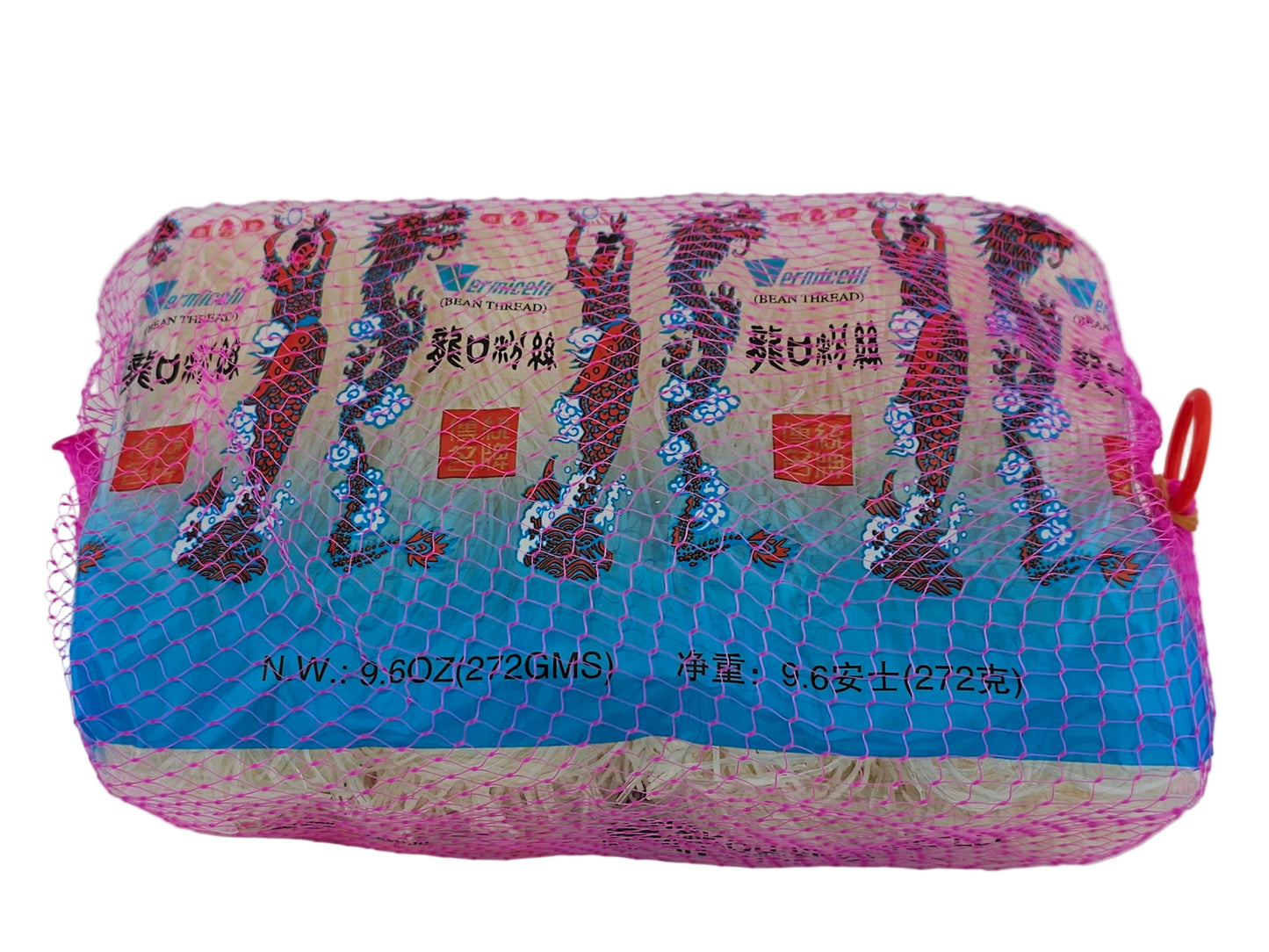 Longkou Vermicelli 10.5 oz Pink Netting