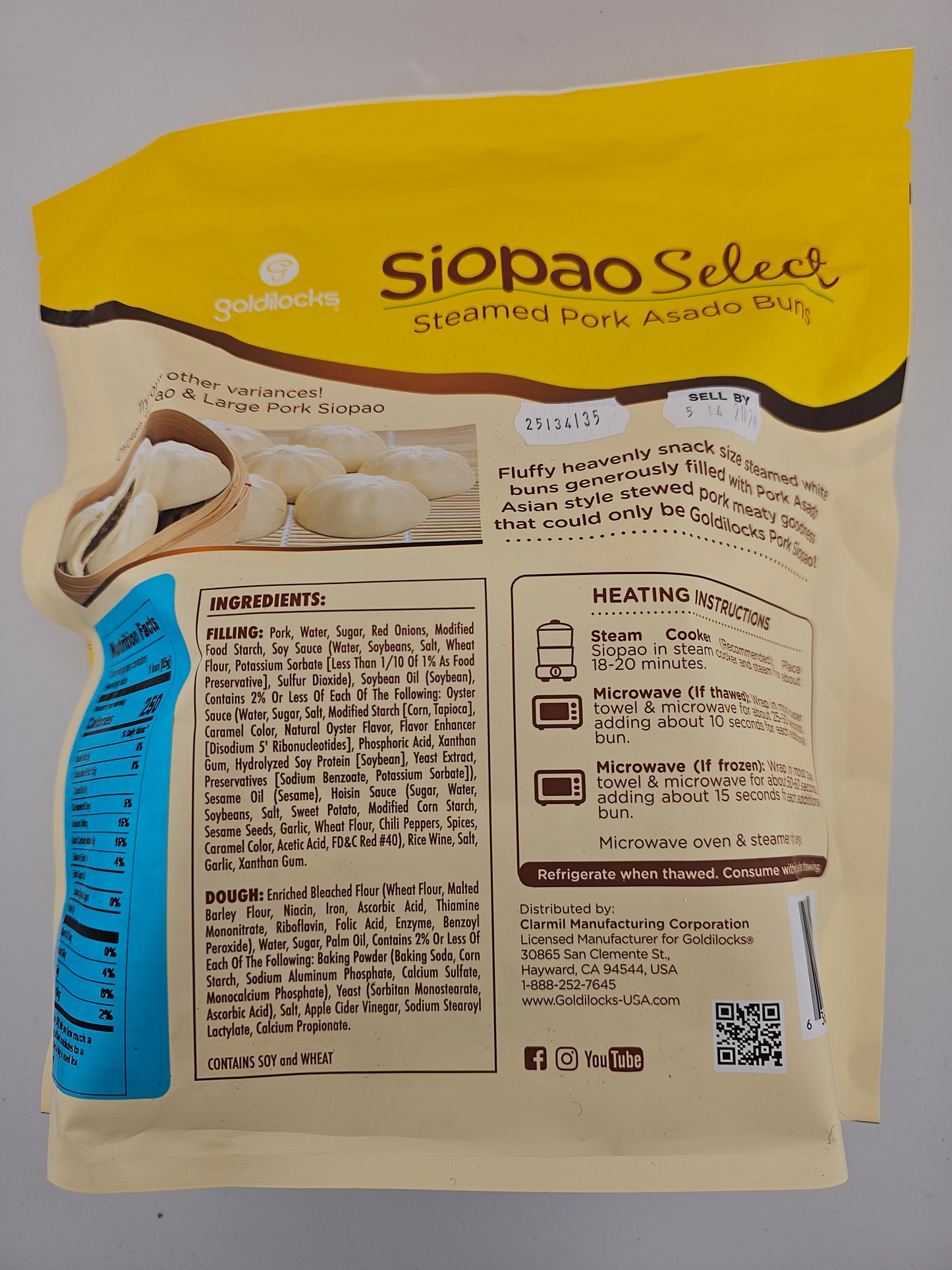 Goldilocks Siopao Select - Pork Asado