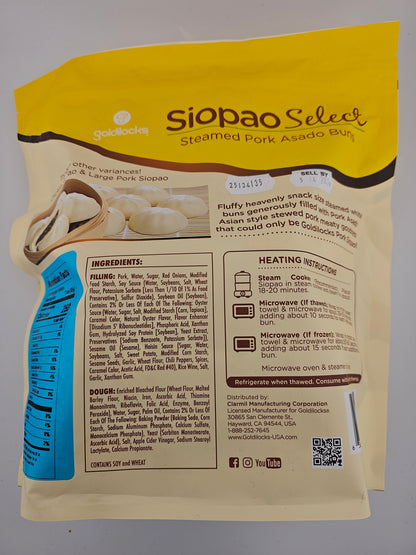 Goldilocks Siopao Select - Pork Asado