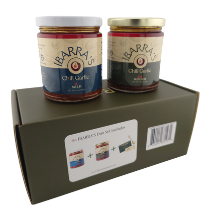 Ibarra's Duo Set Chili Garlic Mild/Medium 9 oz | 255 g x 2