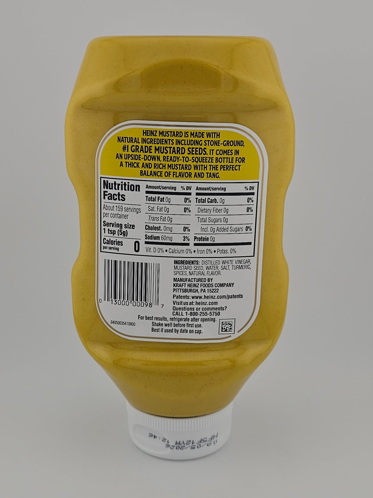 Heinz Yellow Mustard 28 oz