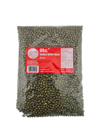 ITC Whole Green Mung Bean 14 oz