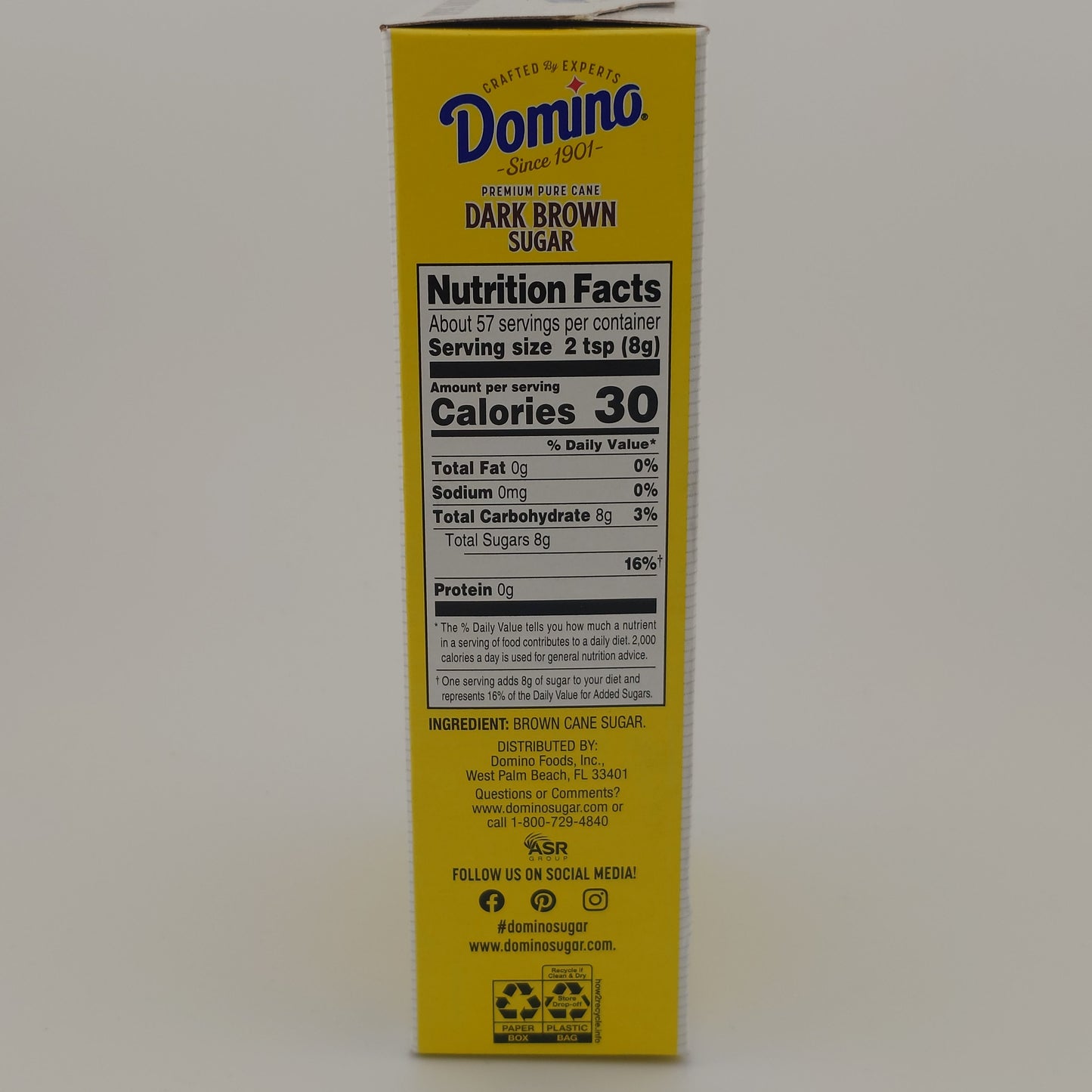 Domino Dark Brown Sugar 16 oz