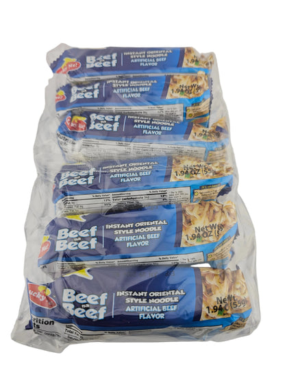 Lucky Me Pouch Beef na Beef 1.94 oz - 6 pk