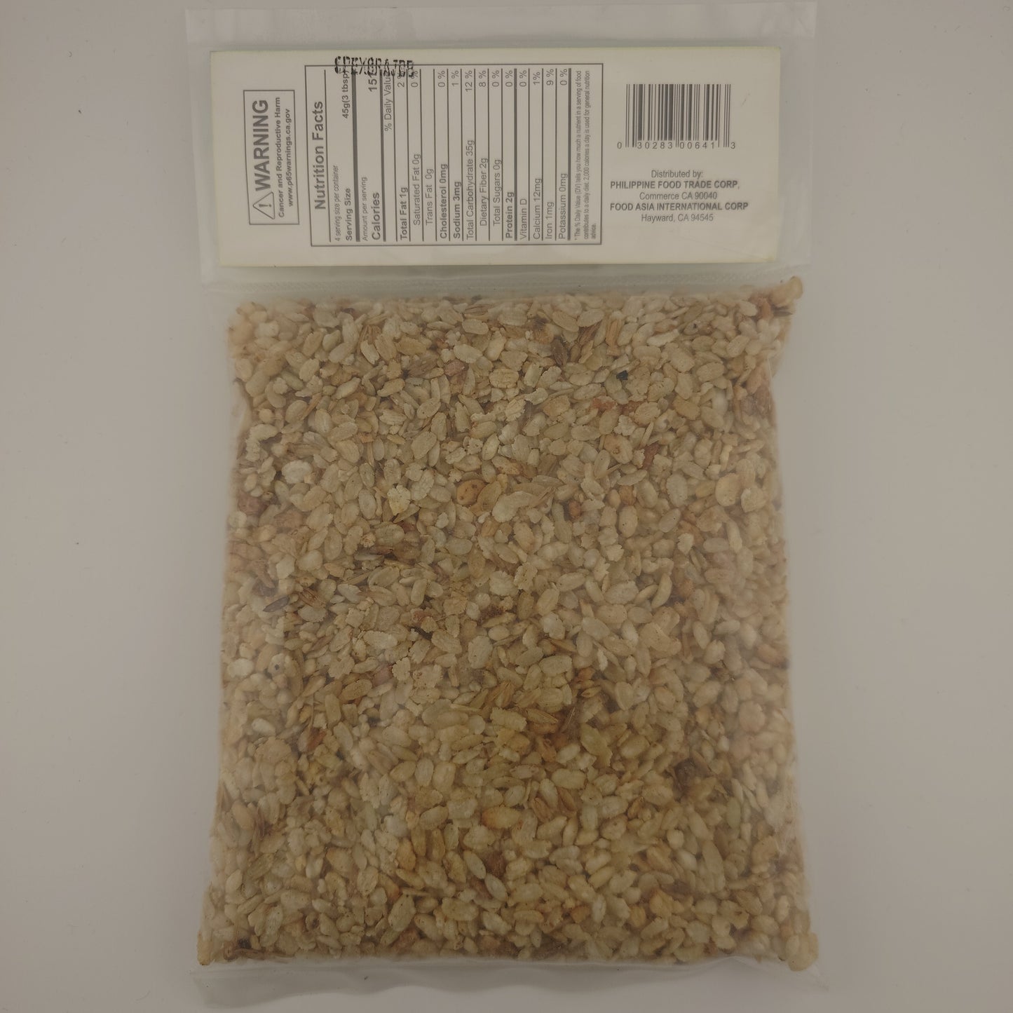 Tropics Toasted Young Rice 6oz