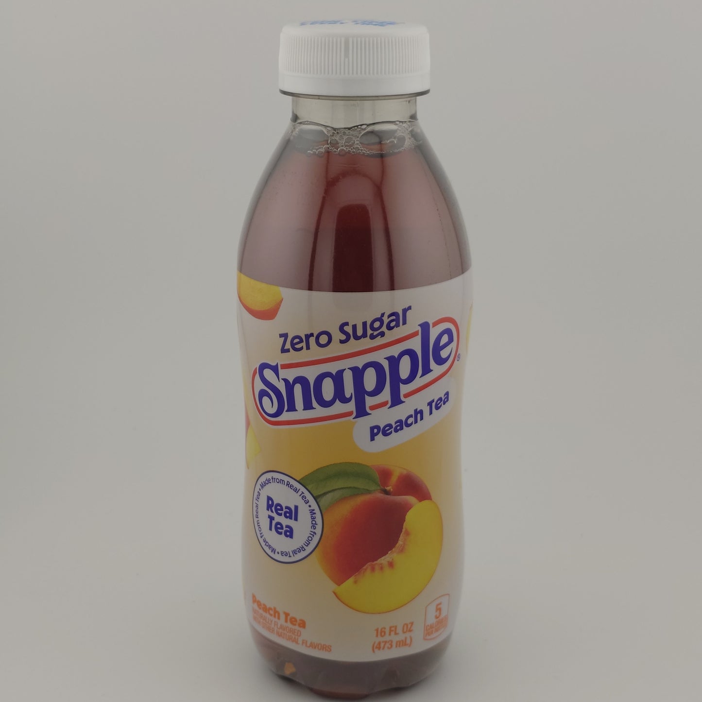 Snapple Peach Tea Zero Sugar 16 fl oz | 473 mL