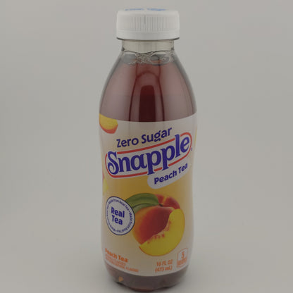 Snapple Peach Tea Zero Sugar 16 fl oz | 473 mL