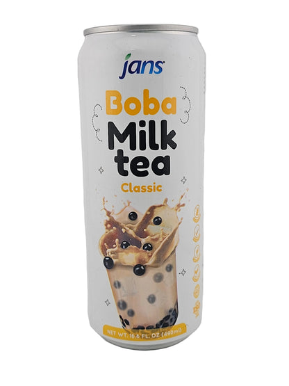 Jans Boba Milk Tea Classic 16.9 oz