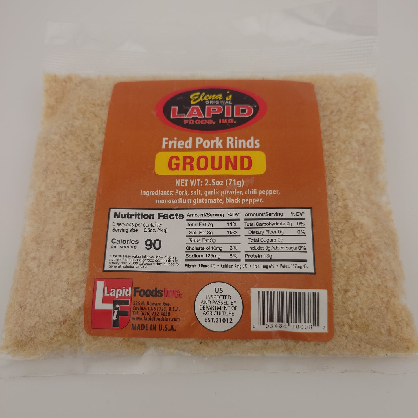 Lapid Chicharon Ground 2.5 oz