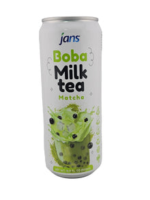 Jans Boba Milk Tea Matcha 16.9 oz