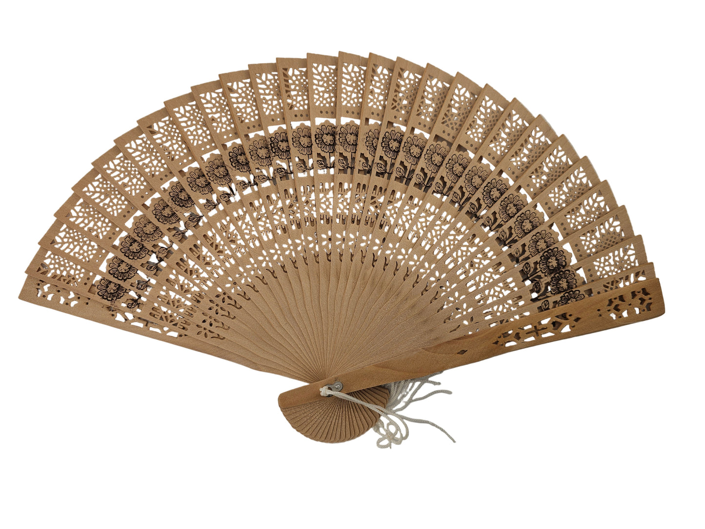 Sandalwood Fan - Natural Brown