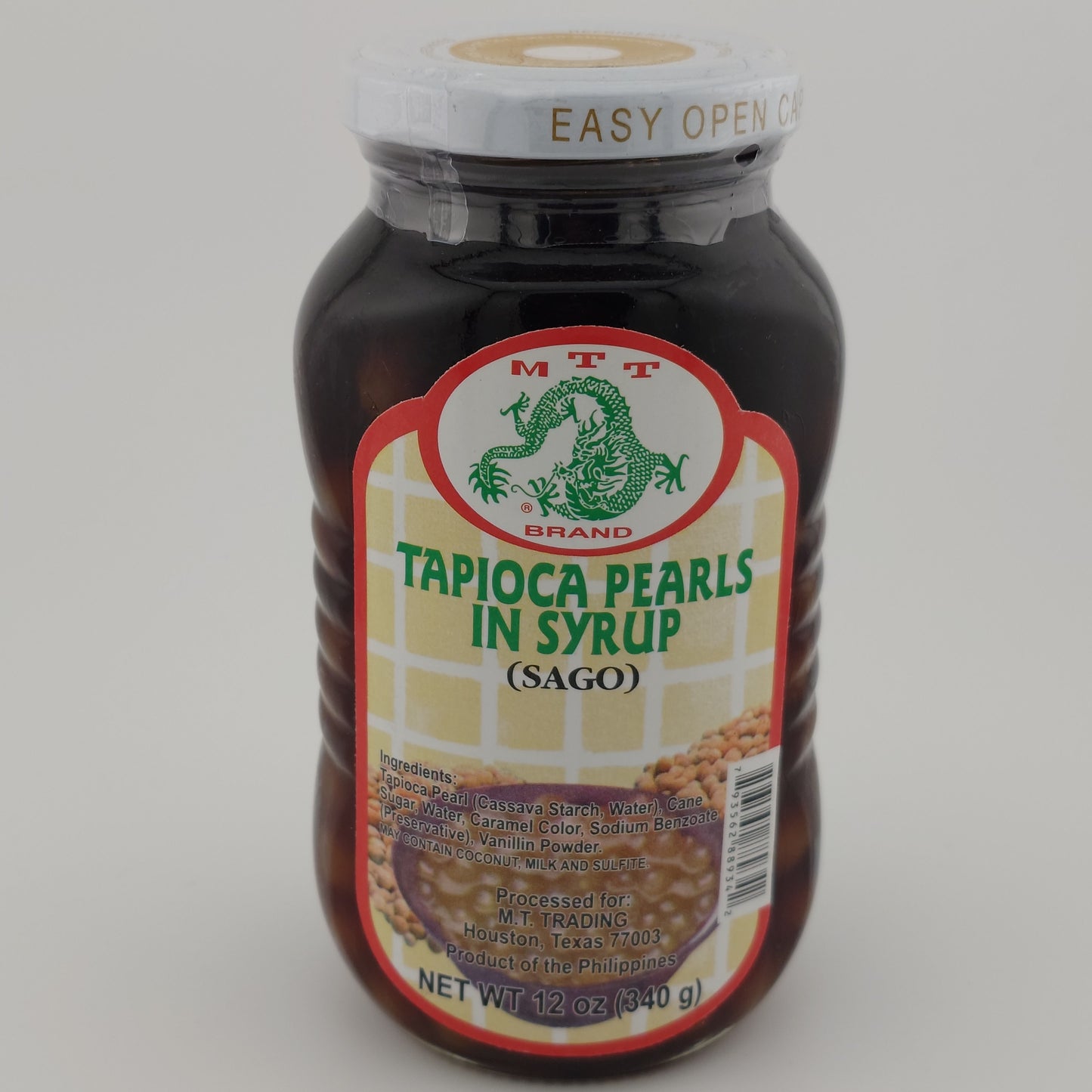 MTT Tapioca Pearl in Syrup (Sago) 340g