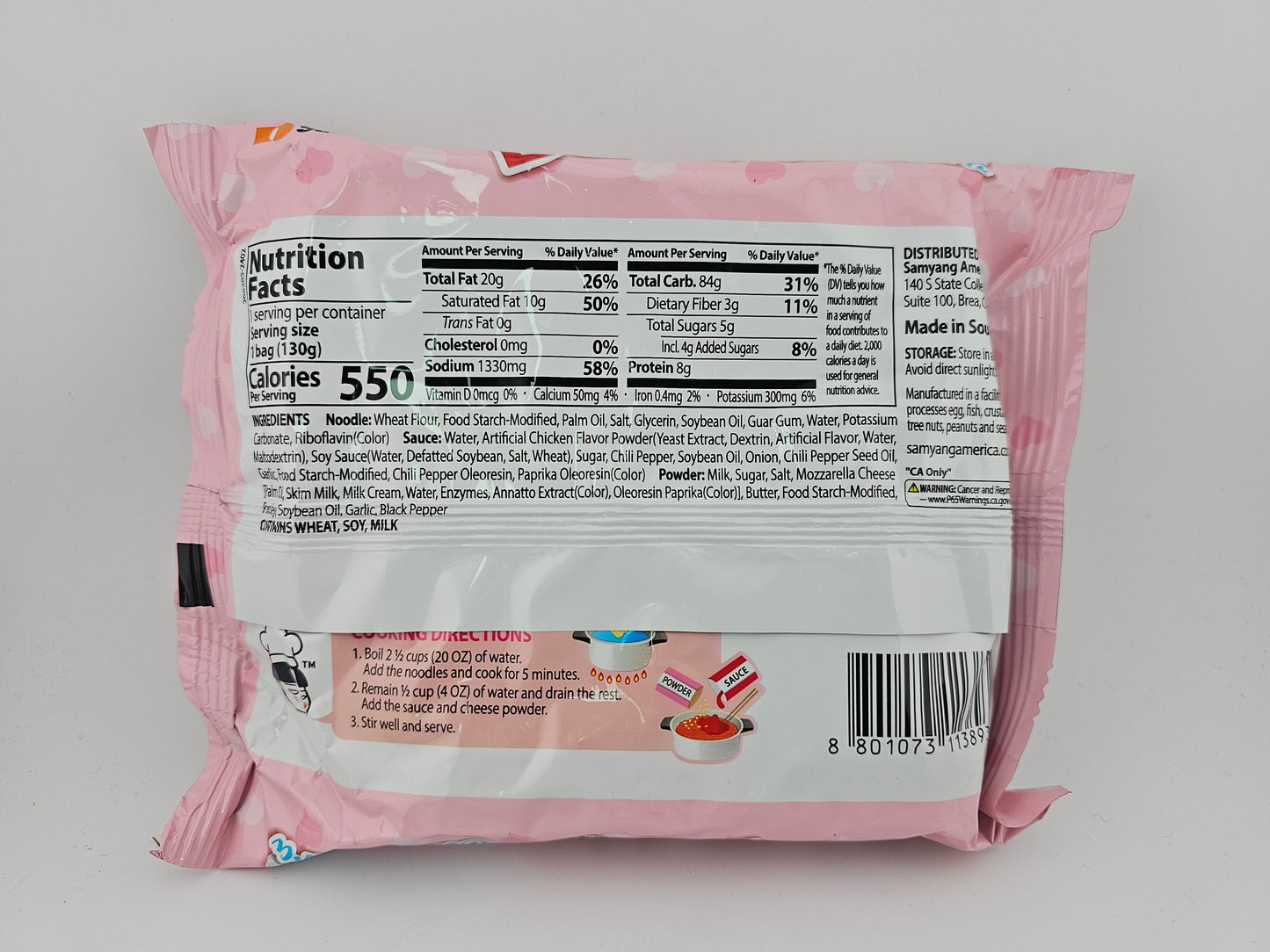Buldak Carbonara Bag 4.58 oz