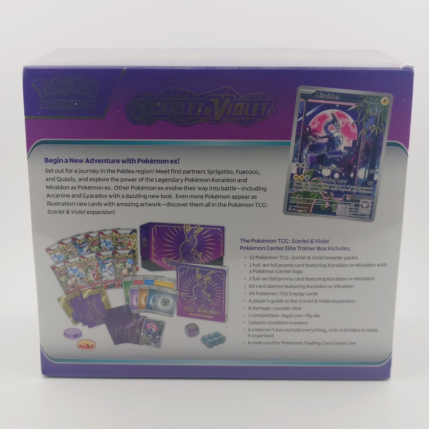 Pokémon TCG: Scarlet & Violet Pokémon Center Elite Trainer Box (Miraidon)