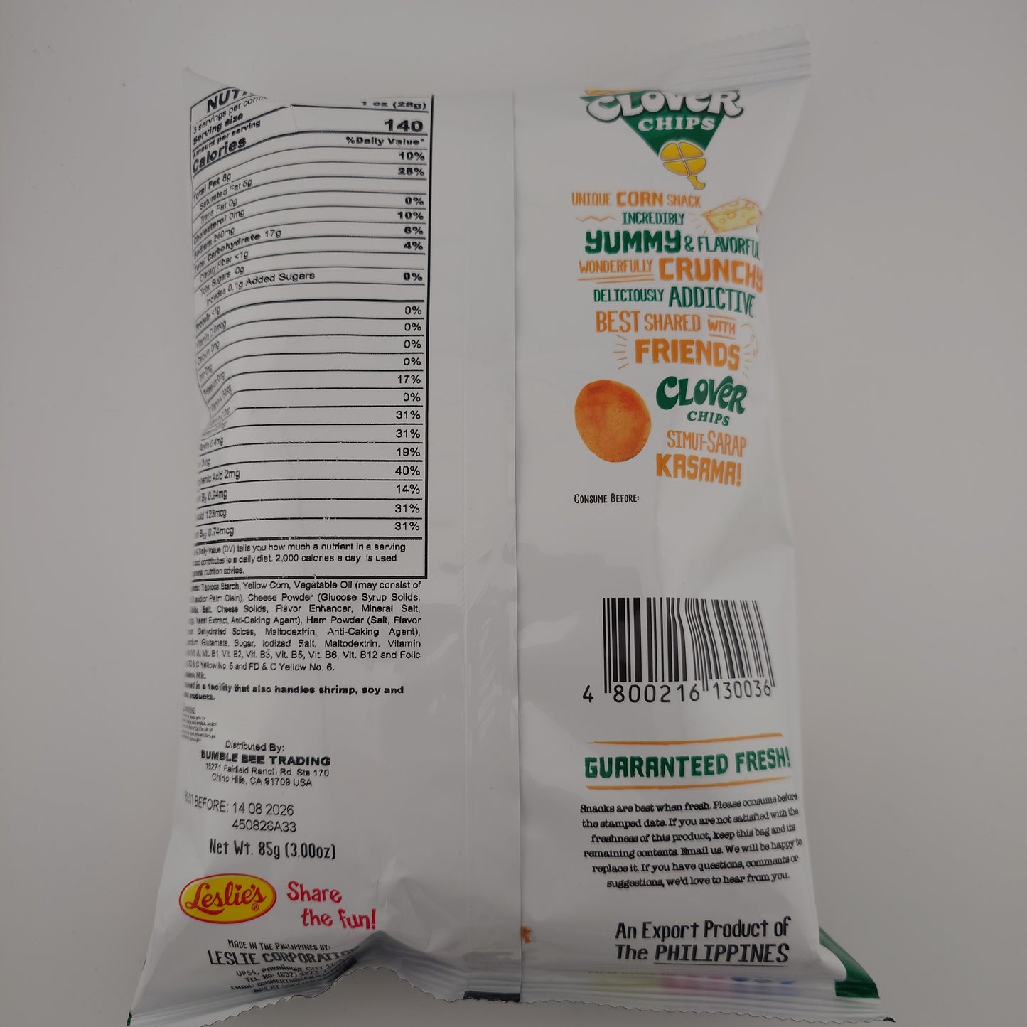 Clover Chips Ham & Cheese 85 g | 3 oz