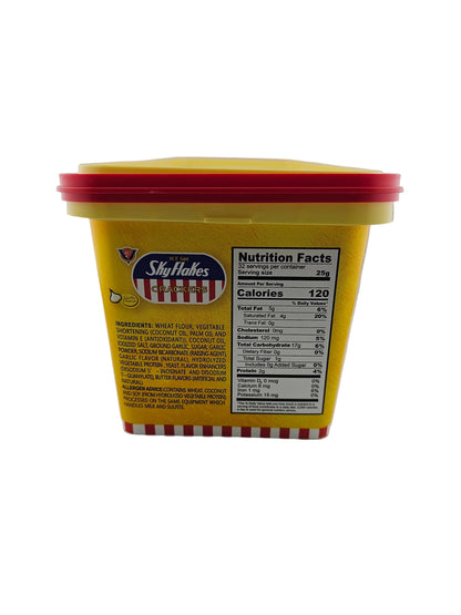 M.Y.San Skyflakes Crackers Garlic 800g TUB