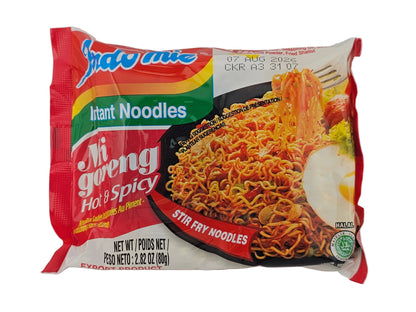 Indo Mie Mi Goreng Fried Noodles Hot & Spicy 2.82 oz