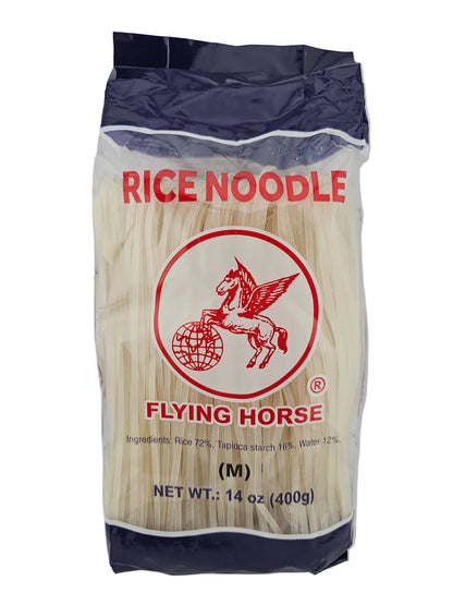 Flying Horse Rice Noodle 14 oz - Medium